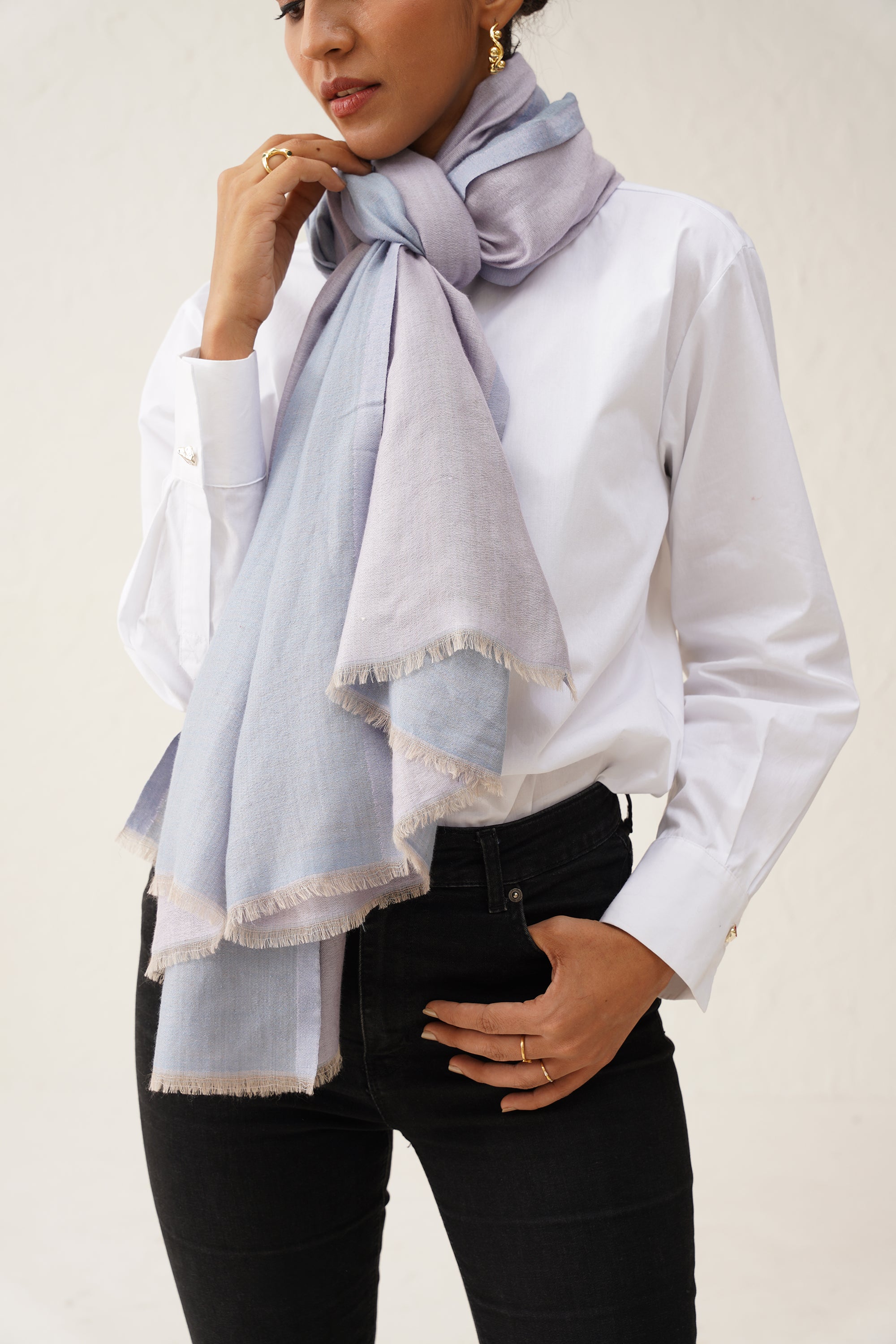 Light Blue Moonlight Stole