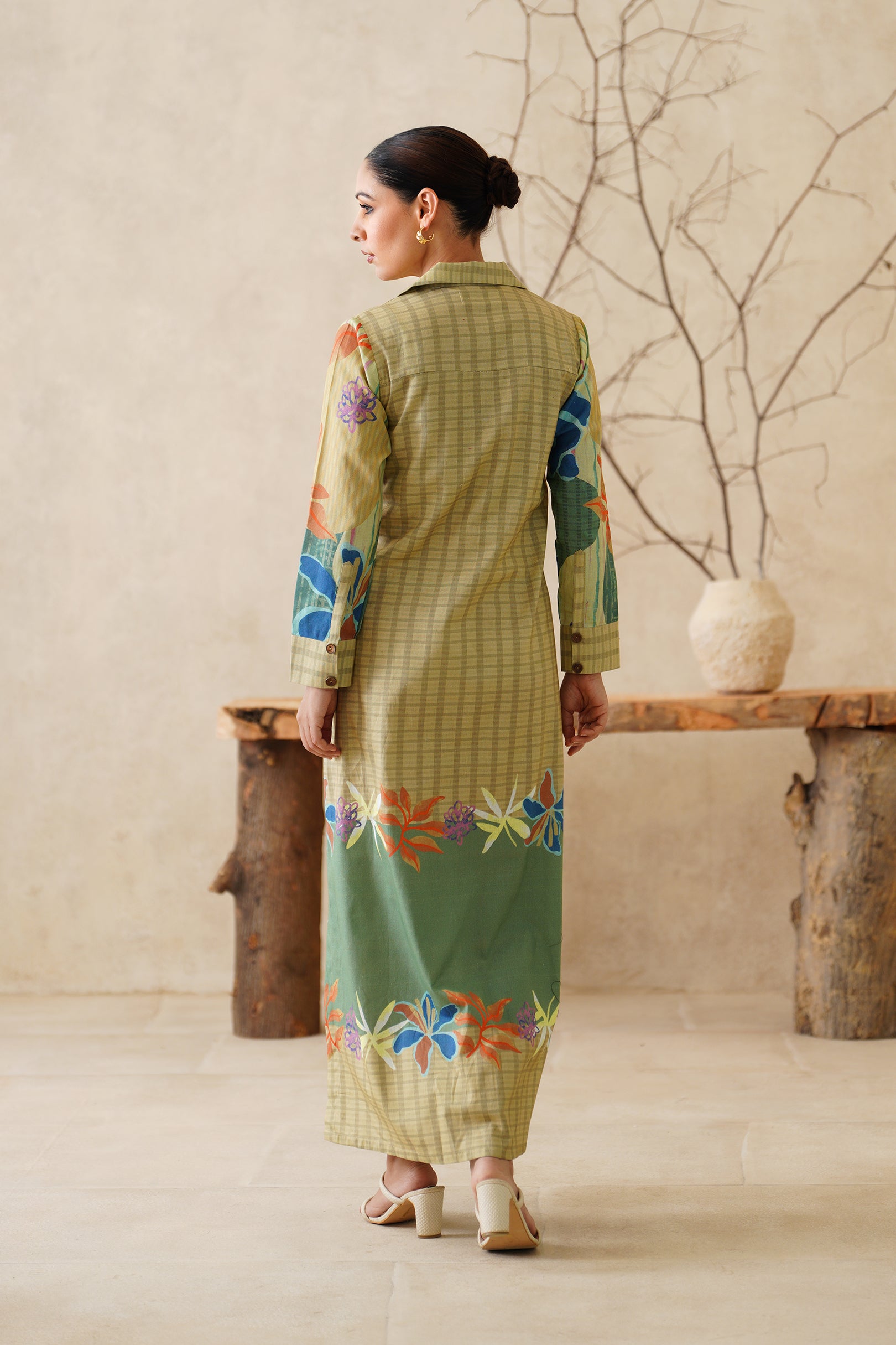 Parizad Cotton Flex Printed Dress