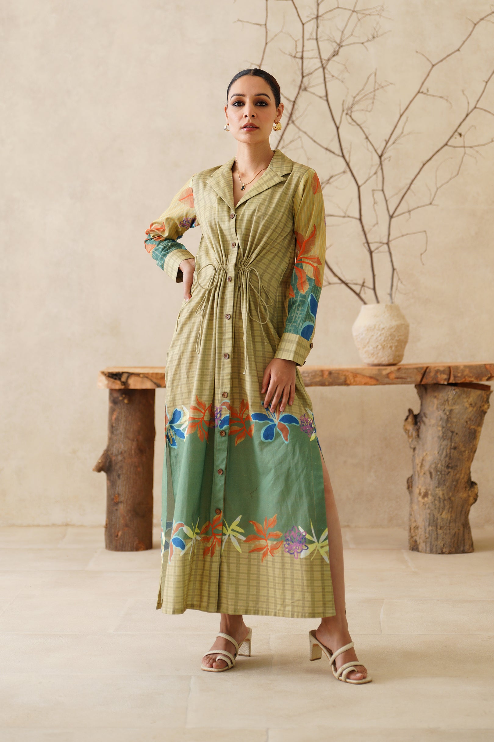 Parizad Cotton Flex Printed Dress