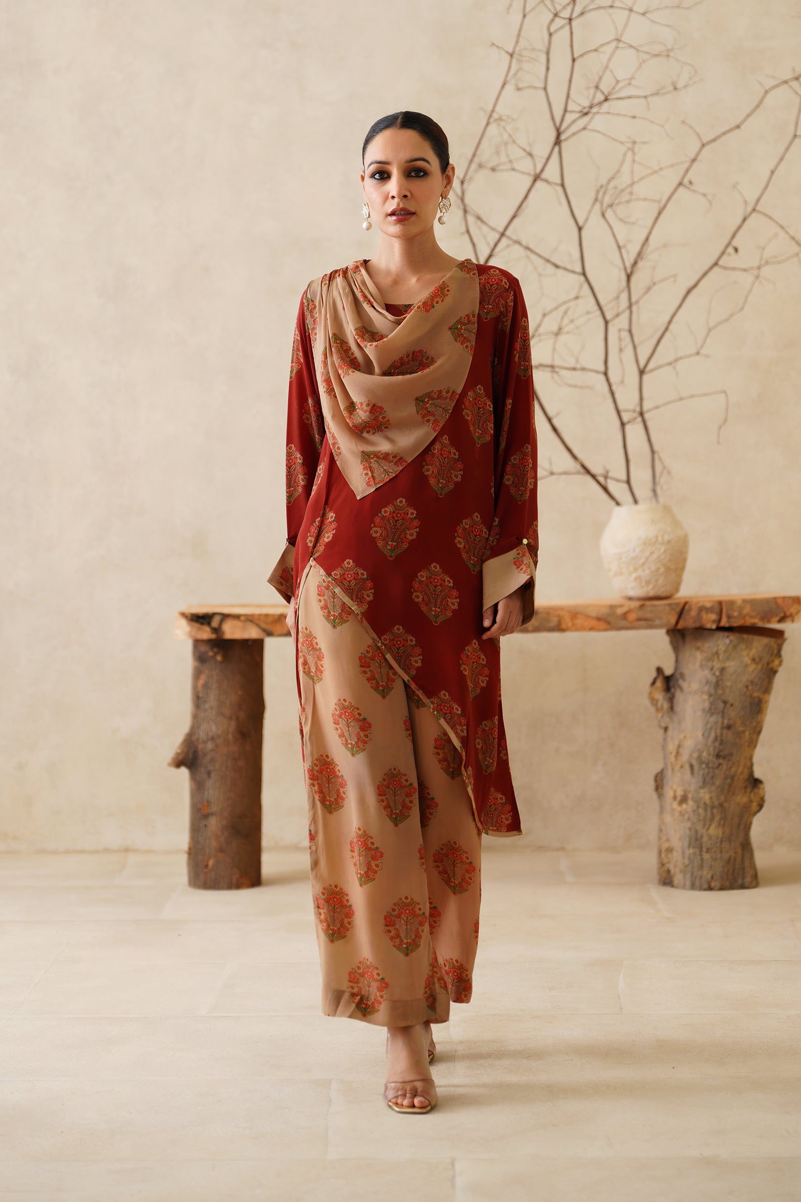 Eshaal Crepe Printed Matching Set