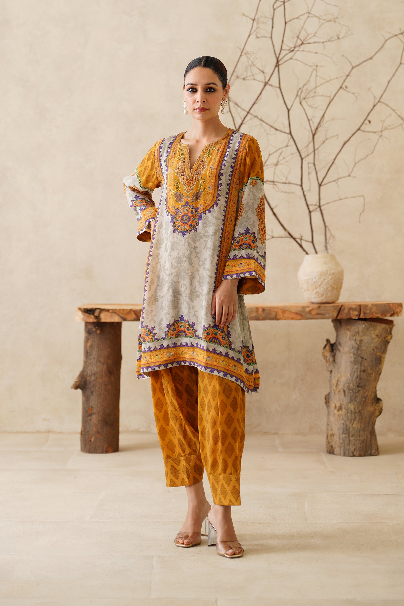 Lumeera Crepe Printed Matching Set