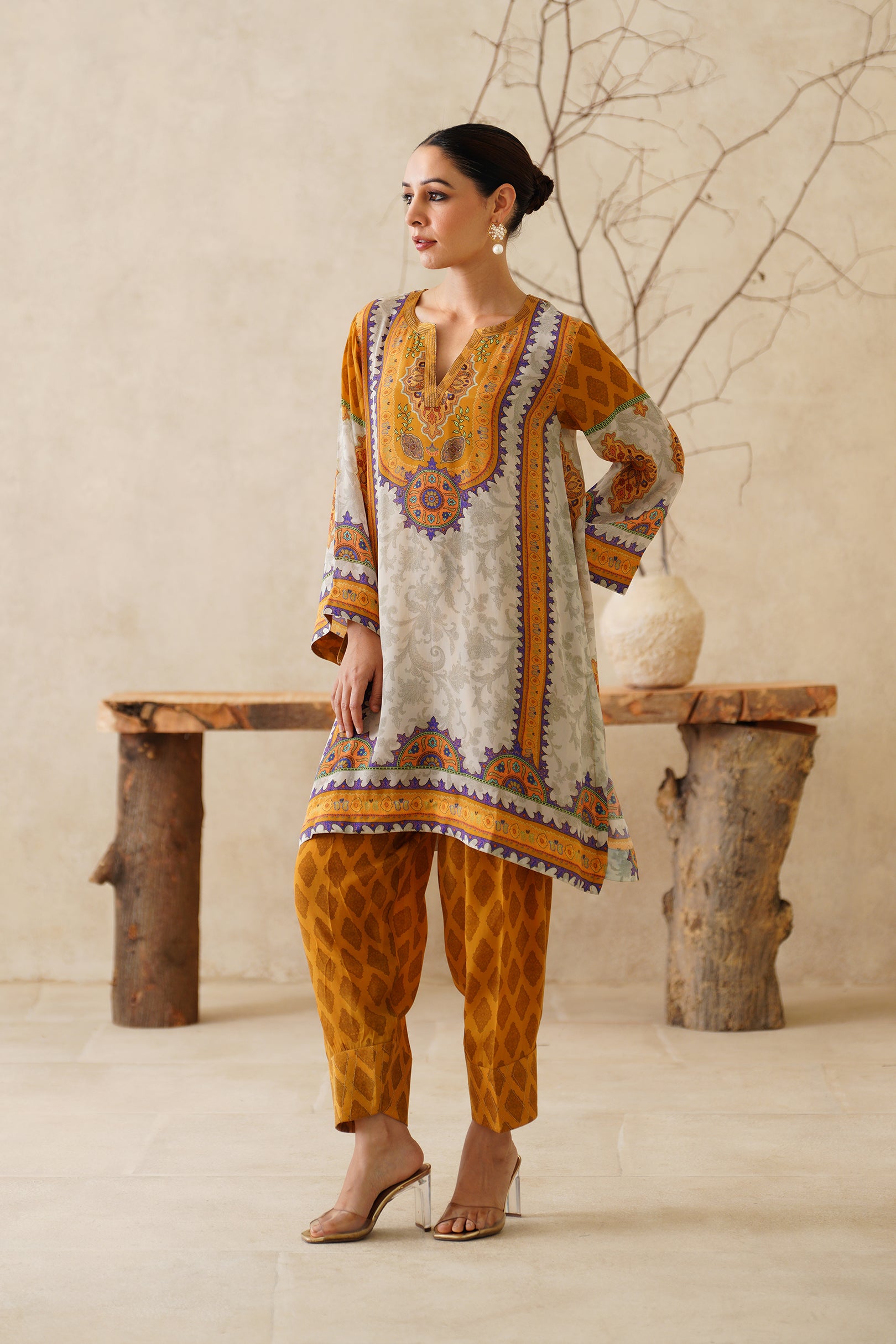 Lumeera Crepe Printed Matching Set