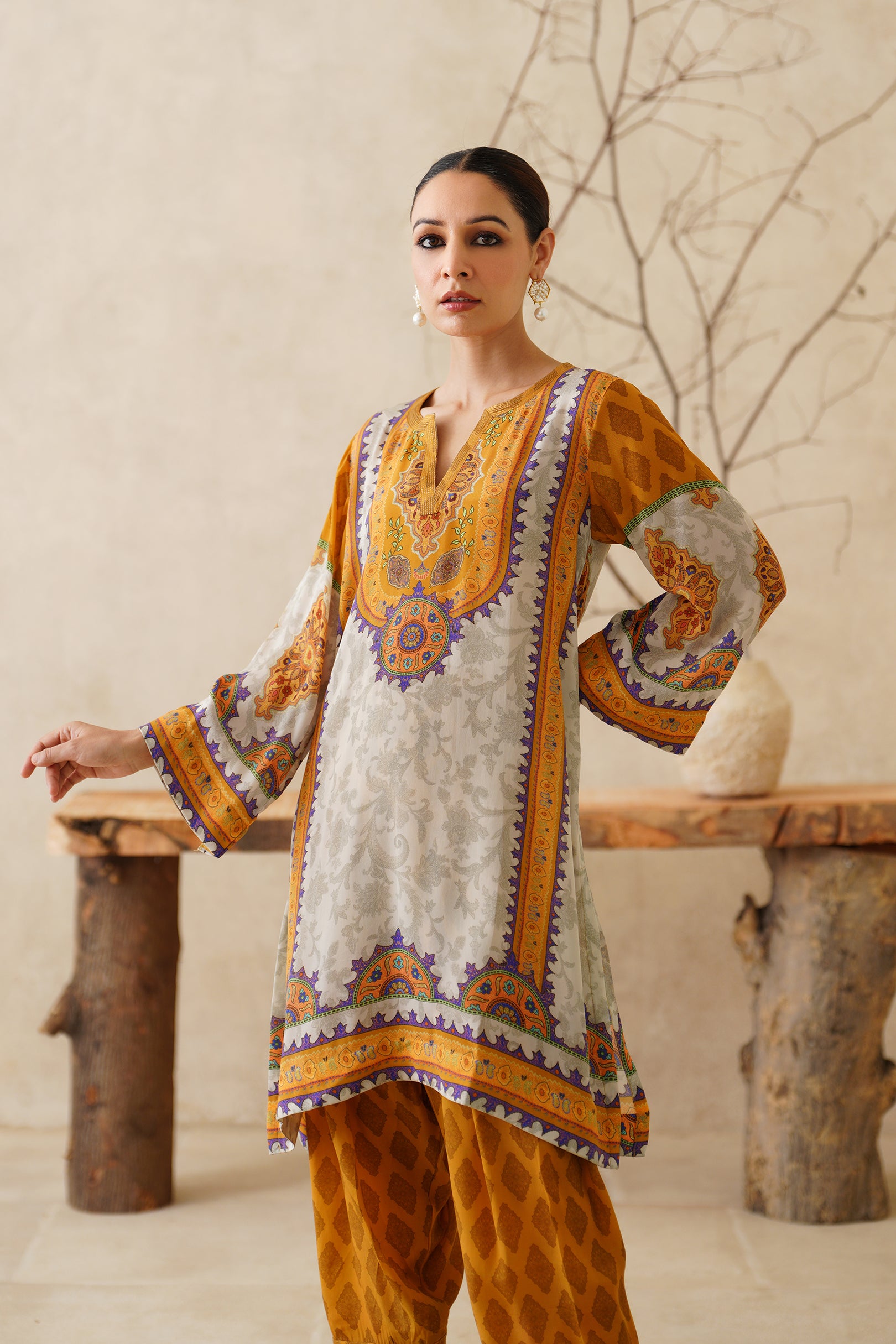 Lumeera Crepe Printed Matching Set