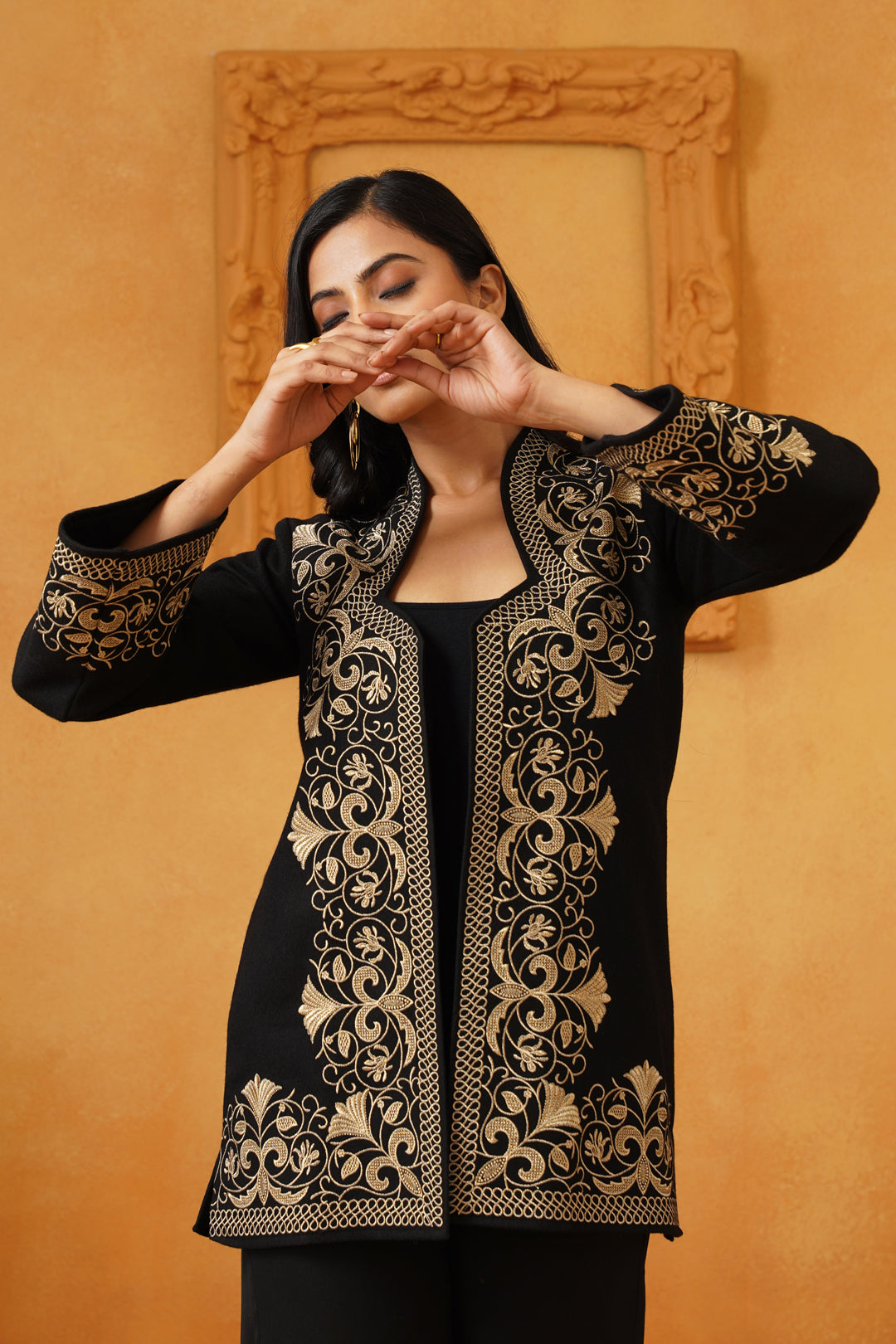 Madhika Tweed Embroidered Only Jacket