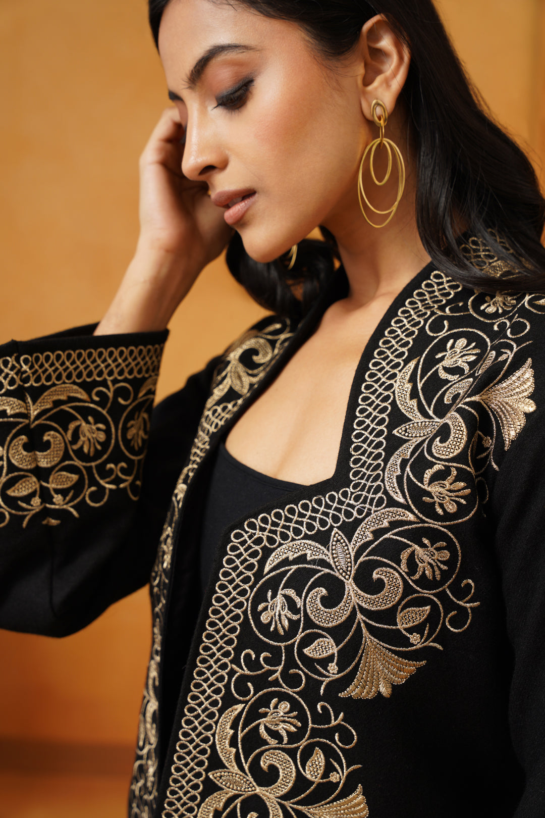 Madhika Tweed Embroidered Only Jacket