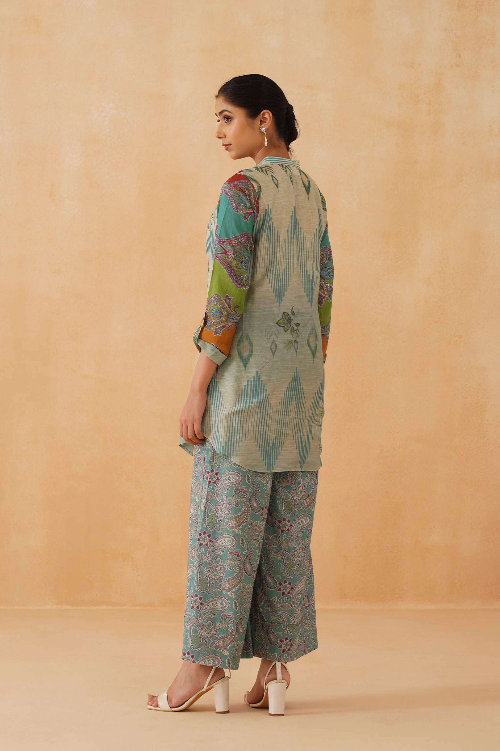 Raafya Linen Crepe Matching Set