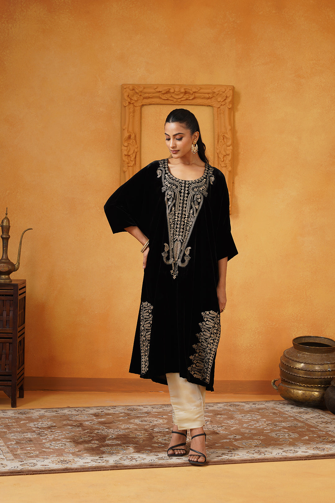 Mehrunisa Velvet Embroidered Matching Set