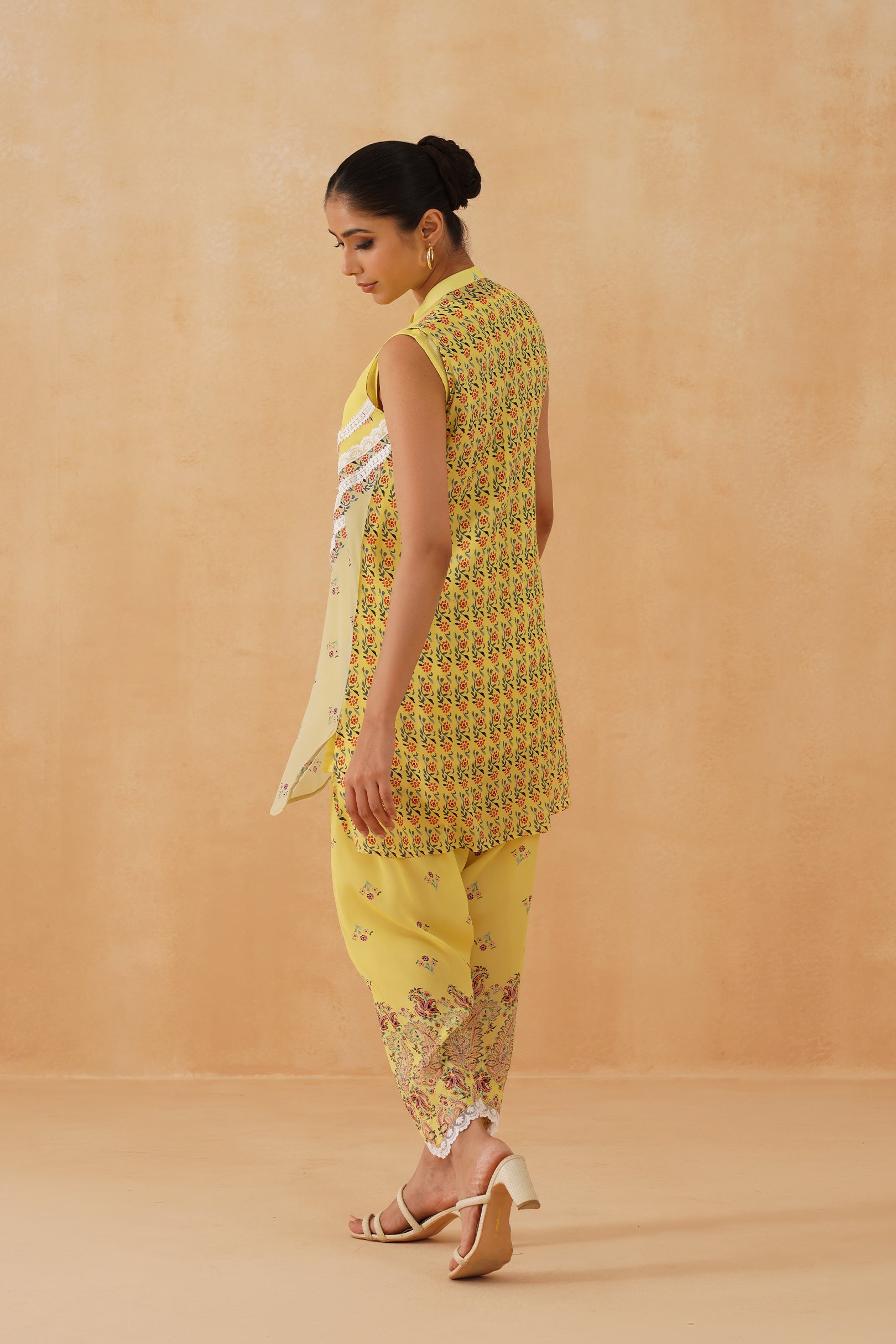 Heer Printed Crepe Matching set