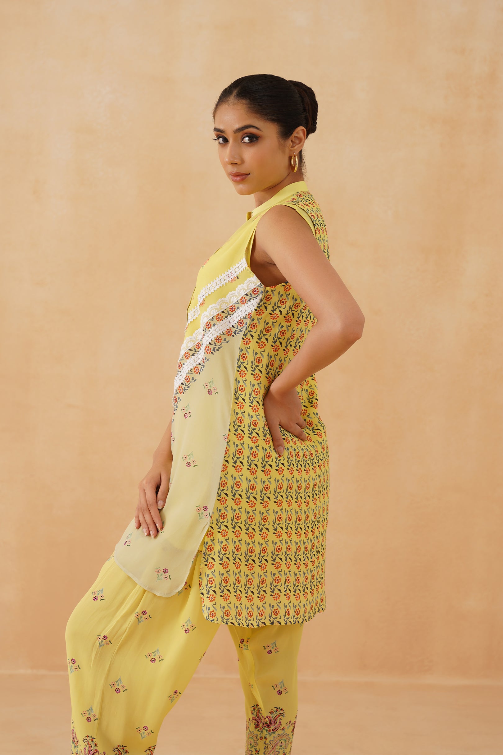 Heer Printed Crepe Matching set