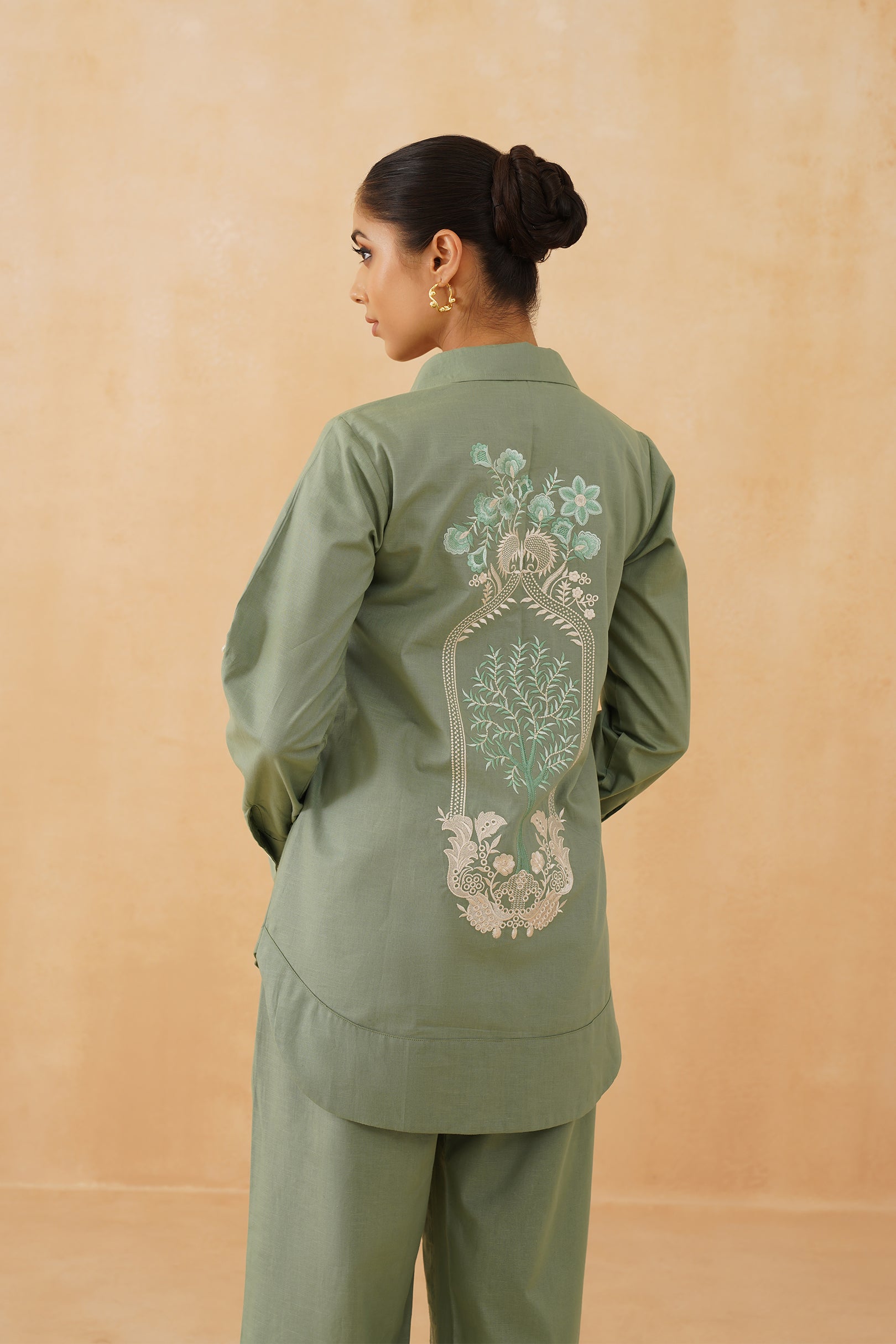 Zyri Cotton Embroidered Matching Set