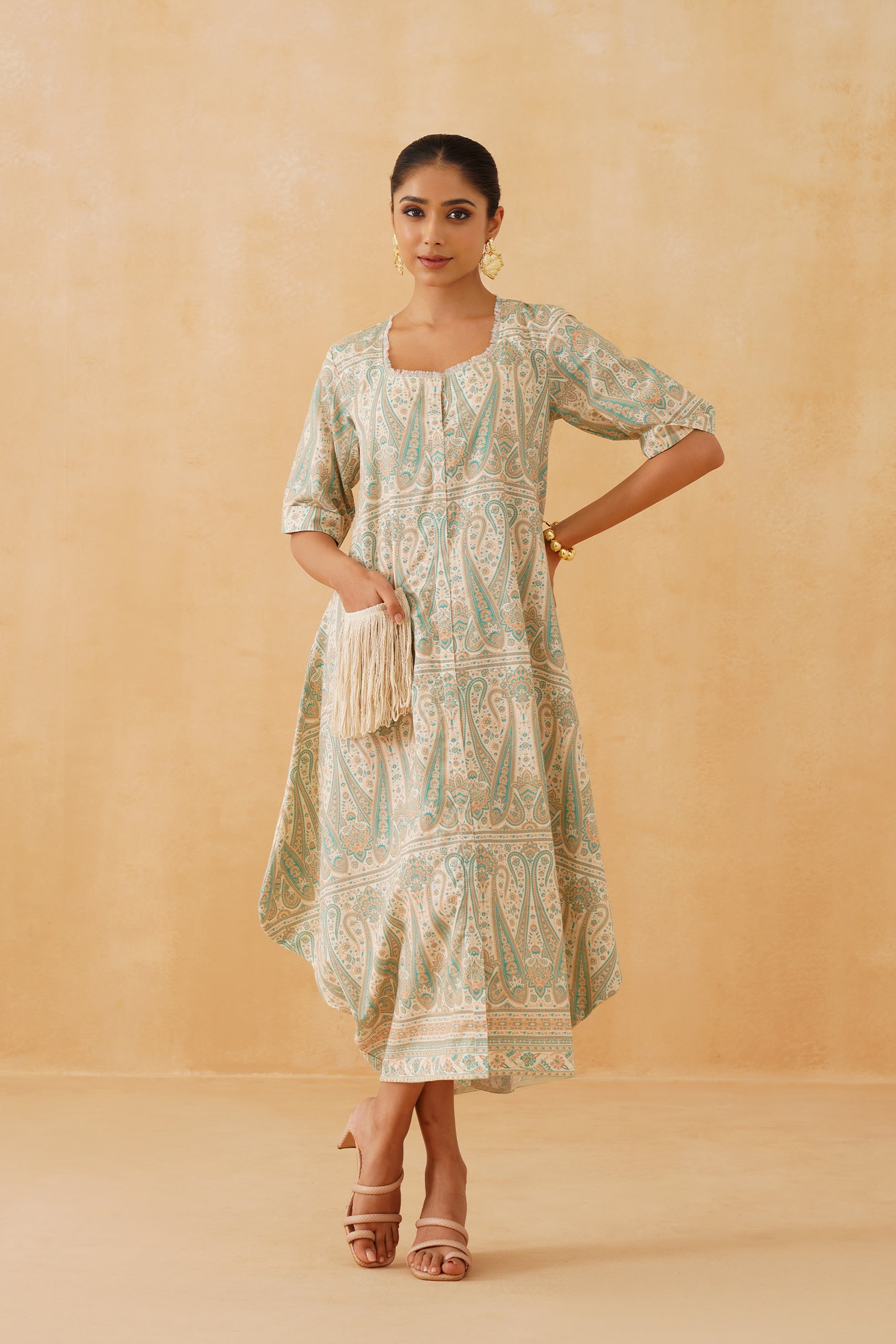 Saydnee Cotton Linen Dress