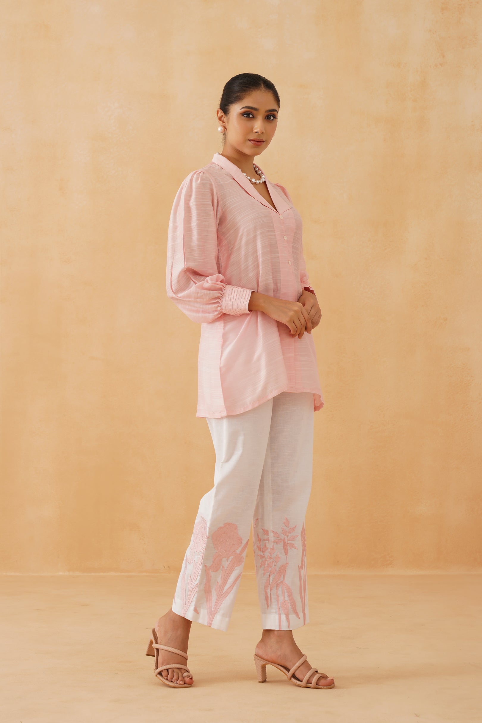 Lily Linen Crepe Matching Set